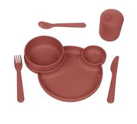 Dantoy - Tiny Biobased Dinner Gift Set - Red (6203)