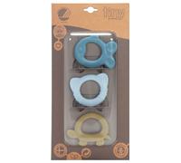 Dantoy TINY Teething Rings Small Kids Grasp Toy Baby Tooth Pain BIO Plastic