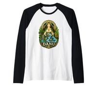 Danu Celtic Mother Goddess River Mythology Art Raglan Baseball Tee
