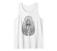 Danu Celtic Mother Goddess Sacred River Line Art Tank Top