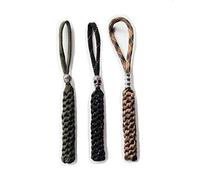 Danuland Paracord Pocket Knife Lanyard with Alloy Skull Beads,Handcrafted Lanyards Pendant for Hunting Knife/Outdoor Gear/Zipper Pulls/Keychains/Camera/Cell,3 pcs