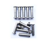 Danuland Pocket Knife Corby Bolts,Folding Knives Pivot Pins,EDC Knifemakers Screw Fasteners Rivets,DIY Knife Handle Studs,Pack of 10 (20mm)