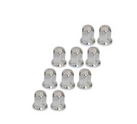 Danveey Zixinz-Socket Cap Screws Wheel Nuts Covers 33mm Metal Chrome Plating Universal Bolt Head Protection Cap External Decorative Wheel Rim Screw, Corrosion-resistance