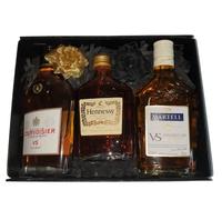 Danver's Delight Brown Sugar Gift Box- Hennessy VS, Courvoisier VS & Martell VS Cognac 200ml | Christmas Gifts| Gifts for Him| Birthday Gifts| Cognac Gifts| Brandy Gifts |
