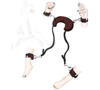 danxceh BDSM Bondage Role Play Premium Plush Handcuffs Ankle Cuffs Sex Restraints Headrest Bondage Set Extreme SM Elegant Position Master Bondage Set Sex Toy for Women Men