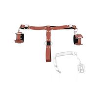 danxceh Handcuffs Restraints with Metal Cock Ring Extreme Restraint Set BDSM Hand Restraints Chastity Cage Penis Ring Fetish Bondage Chastity Slave Sex Toy for Men