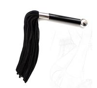 danxceh Leather Whip Tassels Whips Bondage Flogger with Non-Slip Handle BDSM Leather Whip Extreme Whips for Slave Conditioning Slave Slapper Sex Toy for Men and Women