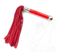 danxceh Leather Whip Tassels Whips Bondage Flogger with Non-Slip Handle BDSM Leather Whip Extreme Whips for Slave Conditioning Slave Slapper Sex Toy for Men and Women