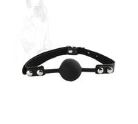 danxceh Silicone Mouth Gag Bondage Ball with Adjustable Sex Games Stimulation Restraint Spread Fetish Toy for Men Women