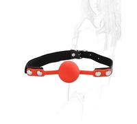 danxceh Silicone Mouth Gag Bondage Ball with Adjustable Sex Games Stimulation Restraint Spread Fetish Toy for Men Women