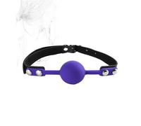 danxceh Silicone Mouth Gag Bondage Ball with Adjustable Sex Games Stimulation Restraint Spread Fetish Toy for Men Women