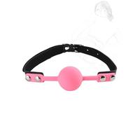 danxceh Silicone Mouth Gag Bondage Ball with Adjustable Sex Games Stimulation Restraint Spread Fetish Toy for Men Women