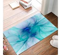 danxceh Soft Bathroom Mat Non Slip,Machine Washable Bathroom Rug Bathmat Bath Mats for Bathtub Shower,Spires,Modern Creative Computer Art Design with Psychedelic Style Alternate Sh,16x24in