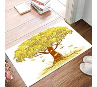 danxceh Soft Bathroom Mat Non Slip,Machine Washable Bathroom Rug Bathmat Bath Mats for Bathtub Shower,Sunbeam between the shadows of the trees Landscape idyl,16x24in