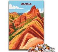 Danxia Wonders 2000 Piece Jigsaw Puzzle for Adults And Teenagers, Educational Stress Relief Toy for Is Ideal As A Gift for The Whole Family 2000pcs(70x100cm)