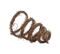 DANYANGY Natural Grapevine Wreath Decorative Wooden Twig Vine Branch Wreath for DIY Craft Front Door Wall Hanging Christmas Craft Wreath Ring