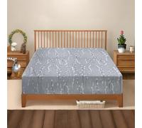 DANYDude 100% Egyptian Cotton Floral Printed Super King Fitted Sheet 400 Thread Count Fitted Sheets Super King Soft & Machine Washable 30cm/12” Extra Deep Fitted Bed Sheets Room Decor