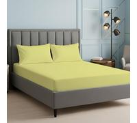 DANYDude 25cm Deep Small Double Fitted Sheet 100% Egyptian Cotton 400TC Small Double Soft Bed Sheets