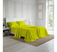 DANYDude 400 Thread Count Flat Sheets King Size 100% Egyptian Cotton Sheets King Size Flat Sheets - Luxury Soft, Breathable & Machine Washable Flat Bed Sheet King