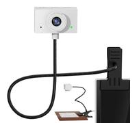Danyesth Webcam for PC, Laptop Camera USB Webcam with Adjustable Gooseneck, Eye Contact 1080P Computer Camera for Presentation, Desktop Demo, Full-Body View, Video Call, Zoom, Teams, Skype (White)