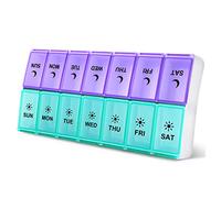 DANYING Large Pill Organizer 2 Times a Day, Weekly Pill Box, AM PM Pill Case, Pill Container 7 Day, Vitamin Case Twice a Day