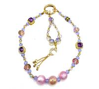 danytes Luxury Phone Charm - Handmade Crystal & Stone Beaded Dangle Strap ，Elegant Color Design ，Handmade Decor for Women Y2K Accessories Keychain Bag Pendant Gift, S, Glass Resin, No Gemstone