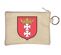 Danzig Coat of Arms Key Chain Coin Purse Beige