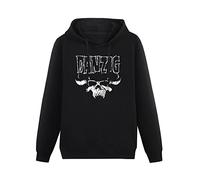 Danzig Logo Rock Hoodies Long Sleeve Pullover Loose Hoody Mens Sweatershirt Black