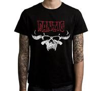 Danzig Shirt American Heavy Metal Music Band Glenn Danzig Black Men T Shirt Black M
