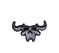 Danzig Skull Logo Patch Badge Embroidered Iron on Applique Souvenir Accessory