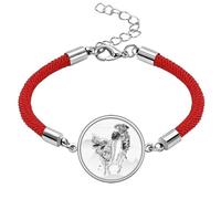 Dao China Lao Tzu Lucky Red String Bracelet Rope Bracelet Handmade