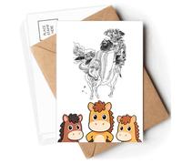 Dao China Lao Tzu Postcards Envelopes Cards Mailing Year Horse