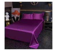 DAO-UPPSE Premium Bedding Collection With Fitted Sheet, Complete 3-Piece Set For Luxurious Home Comfort(Dark purple,180 * 200cm/71 * 79in)