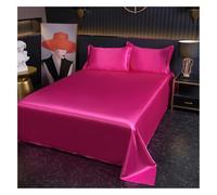DAO-UPPSE Premium Bedding Collection With Fitted Sheet, Complete 3-Piece Set For Luxurious Home Comfort(Rose red,180 * 200cm/71 * 79in)