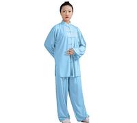 Daoba Women's Tai Chi Uniform Chinese Traditional Tai Chi Suits Martial Arts Wear Long Sleeve Morning Exercises Kung Fu Clothing