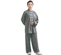 Daoba Women's Tai Chi Uniform Chinese Traditional Tai Chi Suits Martial Arts Wear Long Sleeve Morning Exercises Kung Fu Clothing