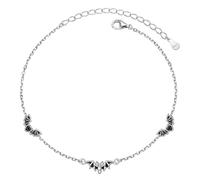 DAOCHONG 925 Sterling Silver Flying Bat Bracelet for Women