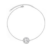 DAOCHONG Sigil of Lilith cubic zirconia 925 sterling silver lilith sigil of baphomet goddess pendant clavicle chain choker necklace for women girls mother friend lady sister daughter