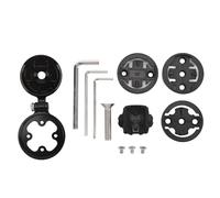 Daodeduowe Out Front Cycle Computer Mount, Aluminum Alloy Cycling Computer Mounting Kit with 4 Adapters, Compatible for Edge for Elemnt for Rider for Stages Dash for Hammerhead