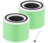 DAODEFUL Core 300S Replacement Filter for LEVOIT Core 300 / 300S / P350 Air Purifier - 3-in-1 HEPA & Activated Carbon Filter - Green