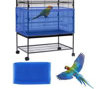 Daoeny Bird Cage Cover, Adjustable Soft Airy Nylon Mesh Net, Parrot Pa