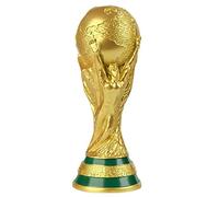 DAOIDE 2022 World Cup Trophy Replica, World Cup Replica, Premium Quality Resin Football Soccer Collectibles, Sports Fan Trophy, Gold Sports Award Decorations for Bedroom Office Desktop (MINI 5.1)