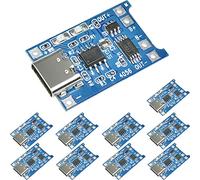 DAOKAI 10PCS 1A High Current 18650 Lithium Battery Charging Board 5V Type-C USB Interface Input Charge Module with Double Protection