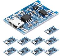 DAOKAI 10PCS 1A High Current Lithium Battery Charging Board 5V Micro USB Interface Input Charge Module with Double Protection