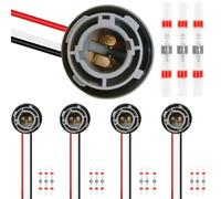 DAOKAI 1157 LED Bulbs Socket,7528 Car Signal Lamp Holder,Wiring Harness Sockets Adapter Car Accessories for Turn Signal Brake Light Tail Light Harness-5pcs