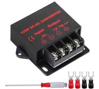DAOKAI 24V to 12V 10A Converter DC Voltage Regulator Step Down Buck Converter Power Supply Transformer Module High Conversion Efficiency for Automobiles Boats Trucks