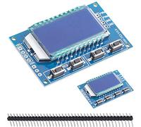 DAOKAI 2Pcs Signal Generator PWM Pulse Frequency Adjustable Module Duty Cycle Adjustable Square Wave Rectangular Wave Signal Generator LCD Display Serial Communication