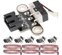 DAOKAI 3D Printer Switch Horizontal Type Mechanical Endstop Limit Switch Module 3D Printer Part Accessories Micro Limit Switch with XH2.54 3PIN Cable for 3D Print Parts Ramps1.4, pack of 6