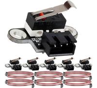 DAOKAI 3D Printer Switch Vertical Type Mechanical Endstop Limit Switch Module 3D Printer Part Accessories Micro Limit Switch with XH2.54 3PIN Cable for 3D Printer, pack of 6