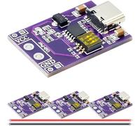 DAOKAI 4 pcs Fast Charge Module PD/QC/AFC Fast Charge Decoy Trigger Module fixed voltage output 5V 9V 12V 15V 20V Type-C QC AFC PD2.0 PD3.0 with 26AWG red and black cable